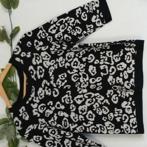 Ann Taylor Leopard Print Sweater Size Small - Picture 2 of 7